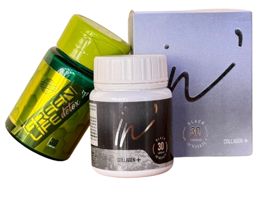 In novate Black 900Mg + DETOX Green Life